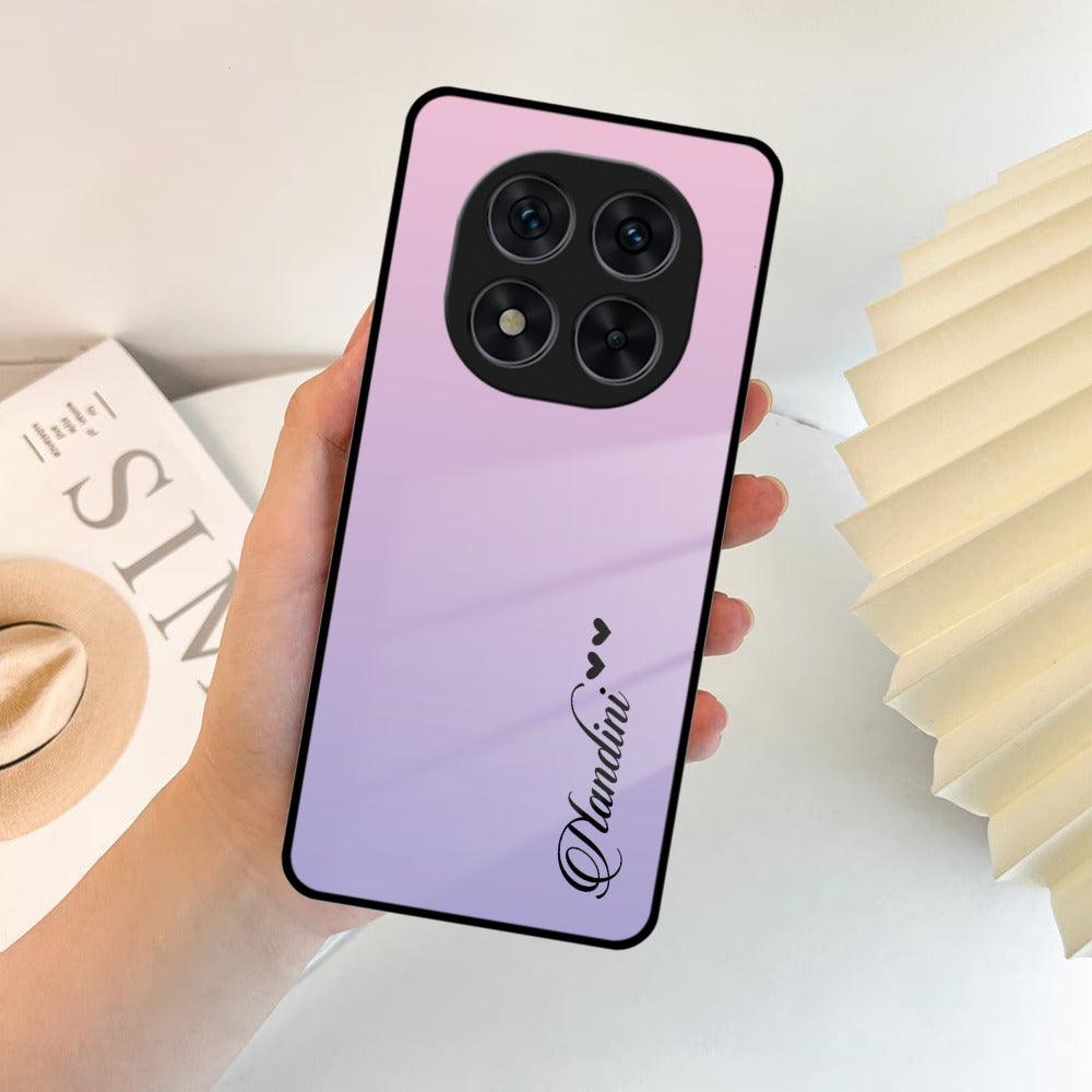 Pink Gradient Glass Case Cover For Redmi/Xiaomi