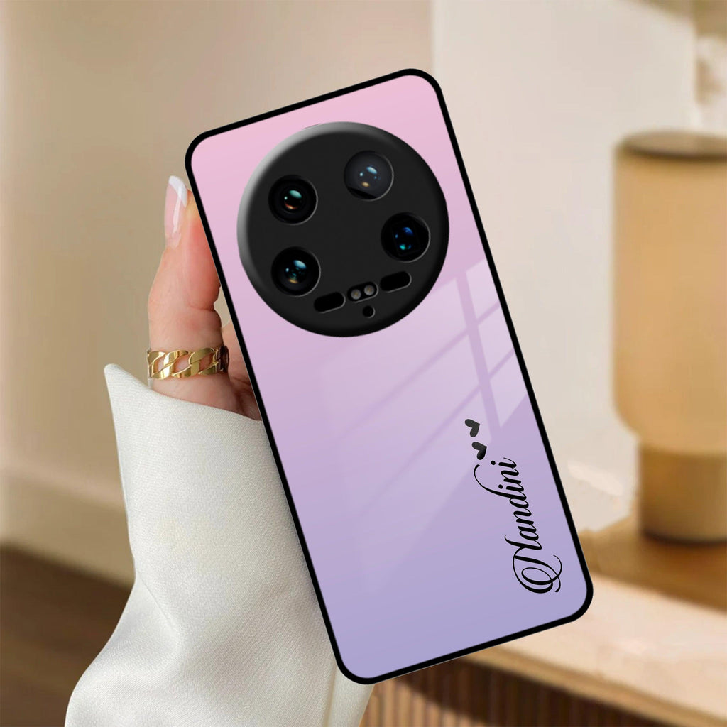 Pink Gradient Glass Case Cover For Redmi/Xiaomi - ShopOnCliQ