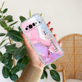 Pink Gradient Marble Customize Transparent Silicon Case For Google Pixel 10 Pro XL