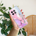 Pink Gradient Marble Customize Anti Yellow Case For OnePlus 11R 5G