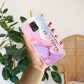 Pink Gradient Marble Customize Anti Yellow Case For Redmi Note 9 Pro Max
