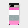 Pink Hues Harmony Glossy Metal Case Cover For Google Pixel 8A 5G