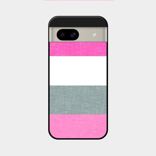 Pink Hues Harmony Glossy Metal Case Cover For Google Pixel 8A 5G