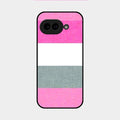 Pink Hues Harmony Glossy Metal Case Cover For Google Pixel 9A 5G