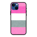 Pink Hues Harmony Glossy Metal Case Cover For iPhone 13 mini