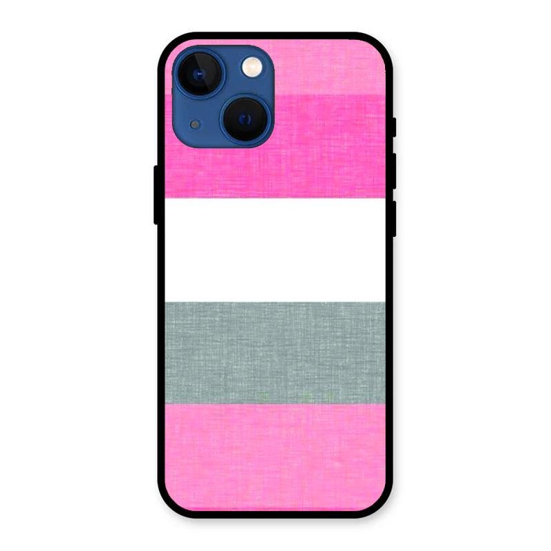 Pink Hues Harmony Glossy Metal Case Cover For iPhone 13 mini