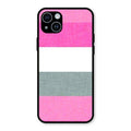 Pink Hues Harmony Glossy Metal Case Cover For iPhone 14 Plus