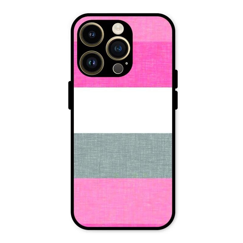 Pink Hues Harmony Glossy Metal Case Cover For iPhone 14 Pro
