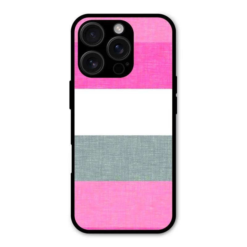 Pink Hues Harmony Glossy Metal Case Cover For iPhone 16 Pro Max
