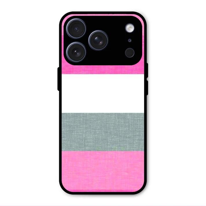 Pink Hues Harmony Glossy Metal Case Cover For iPhone 17 Pro