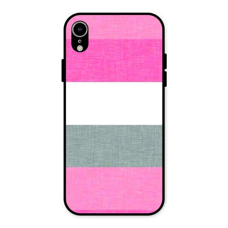 Pink Hues Harmony Glossy Metal Case Cover For iPhone XR