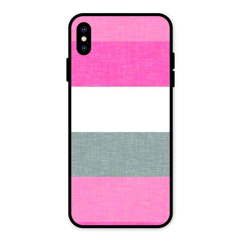 Pink Hues Harmony Glossy Metal Case Cover For iPhone XS Max