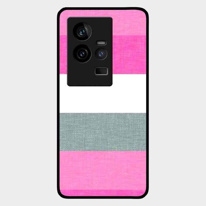 Pink Hues Harmony Glossy Metal Case Cover For Iqoo 11 5G