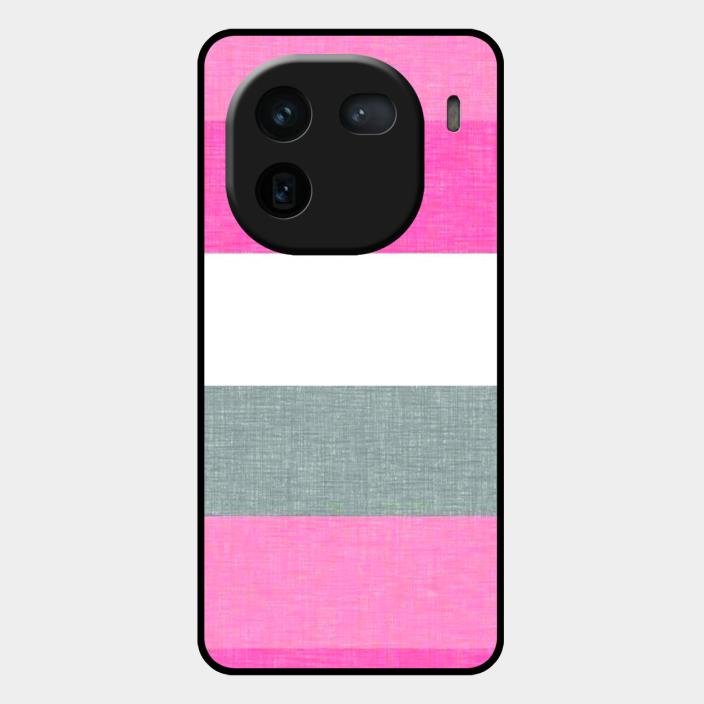 Pink Hues Harmony Glossy Metal Case Cover For Iqoo 12 5G