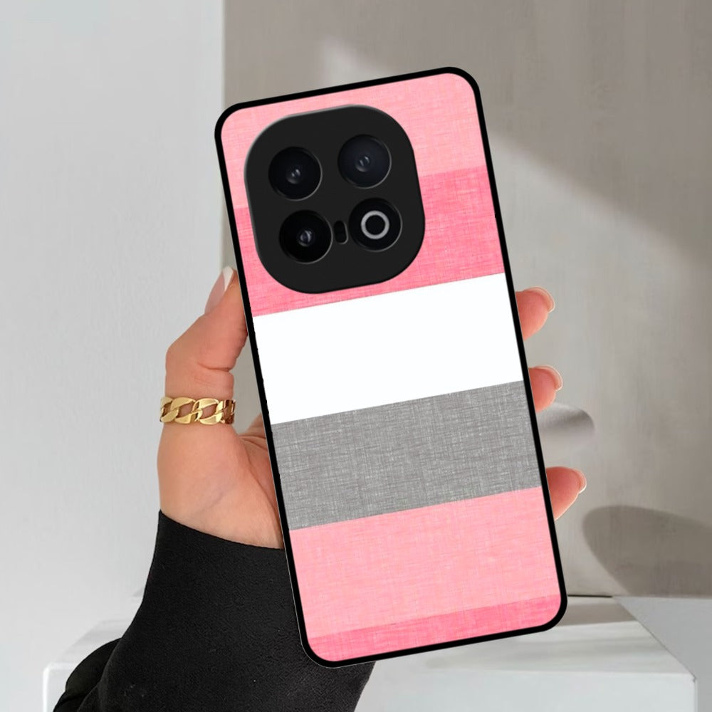 Pink Hues Harmony Glossy Metal Case Cover For Vivo