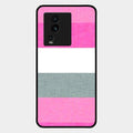 Pink Hues Harmony Glossy Metal Case Cover For Iqoo Neo 7 Pro 5G