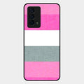 Pink Hues Harmony Glossy Metal Case Cover For Iqoo Z5 5G