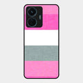 Pink Hues Harmony Glossy Metal Case Cover For Iqoo Z6 Lite 5G