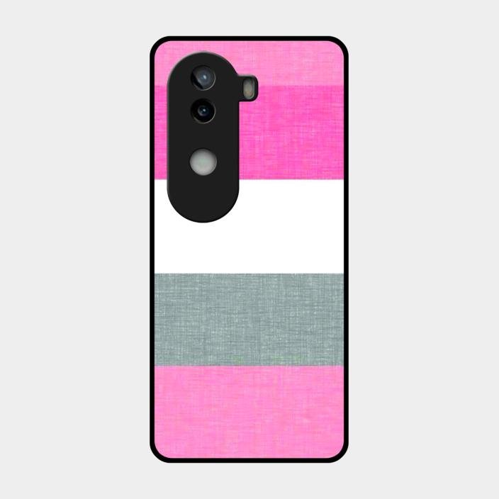 Pink Hues Harmony Glossy Metal Case Cover For Iqoo Z9S 5G