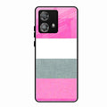 Pink Hues Harmony Glossy Metal Case Cover For Motorola Edge 40 5G