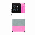 Pink Hues Harmony Glossy Metal Case Cover For Motorola Edge 50 Neo