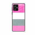 Pink Hues Harmony Glossy Metal Case Cover For Motorola G54 5G
