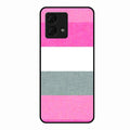 Pink Hues Harmony Glossy Metal Case Cover For Motorola g84 5G
