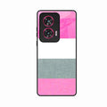 Pink Hues Harmony Glossy Metal Case Cover For Motorola G96 5G