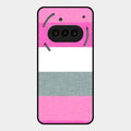Pink Hues Harmony Glossy Metal Case Cover For Nothing Phone 3A 5G