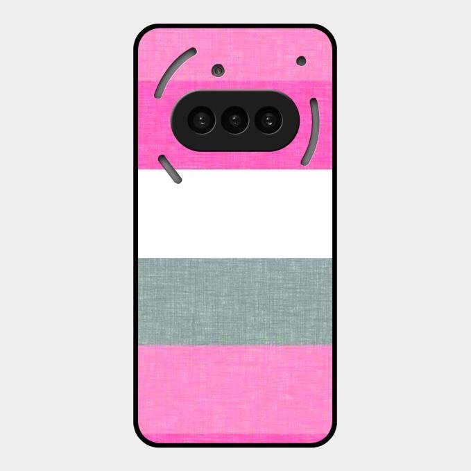 Pink Hues Harmony Glossy Metal Case Cover For Nothing Phone 3A 5G