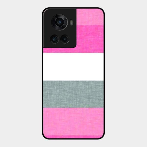 Pink Hues Harmony Glossy Metal Case Cover For Oneplus 10R 5G