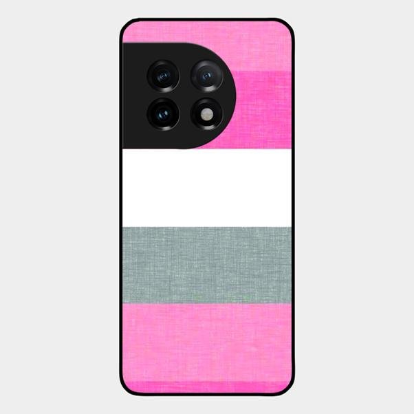 Pink Hues Harmony Glossy Metal Case Cover For Oneplus 11 5G