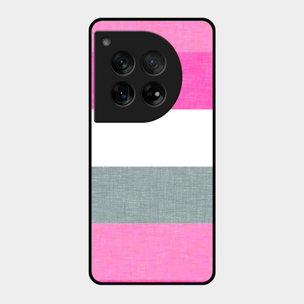 Pink Hues Harmony Glossy Metal Case Cover For Oneplus 12 5G