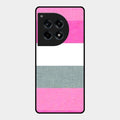 Pink Hues Harmony Glossy Metal Case Cover For Oneplus 12R 5G