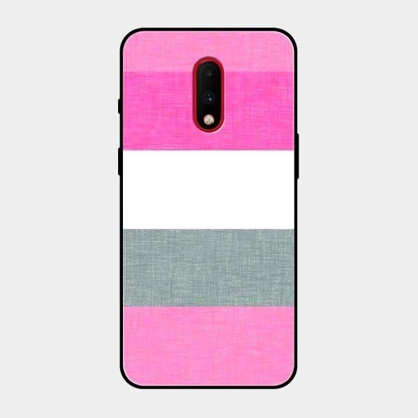 Pink Hues Harmony Glossy Metal Case Cover For Oneplus 7