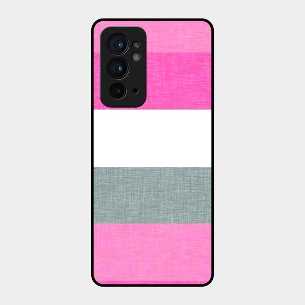 Pink Hues Harmony Glossy Metal Case Cover For Oneplus 9Rt 5G