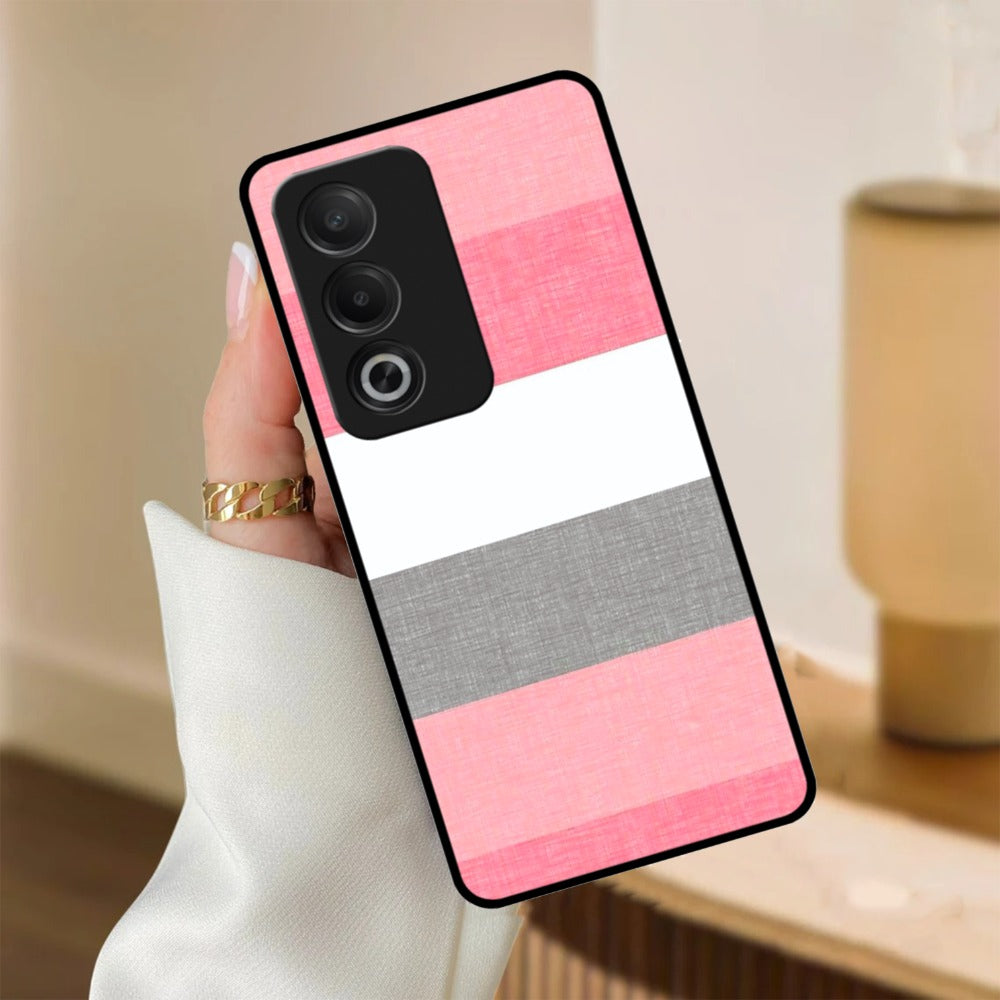 Pink Hues Harmony Glossy Metal Case Cover For Oppo