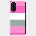 Pink Hues Harmony Glossy Metal Case Cover For Oppo A78 5G
