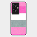 Pink Hues Harmony Glossy Metal Case Cover For Oppo A79 5G