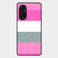 Pink Hues Harmony Glossy Metal Case Cover For Oppo F23 5G