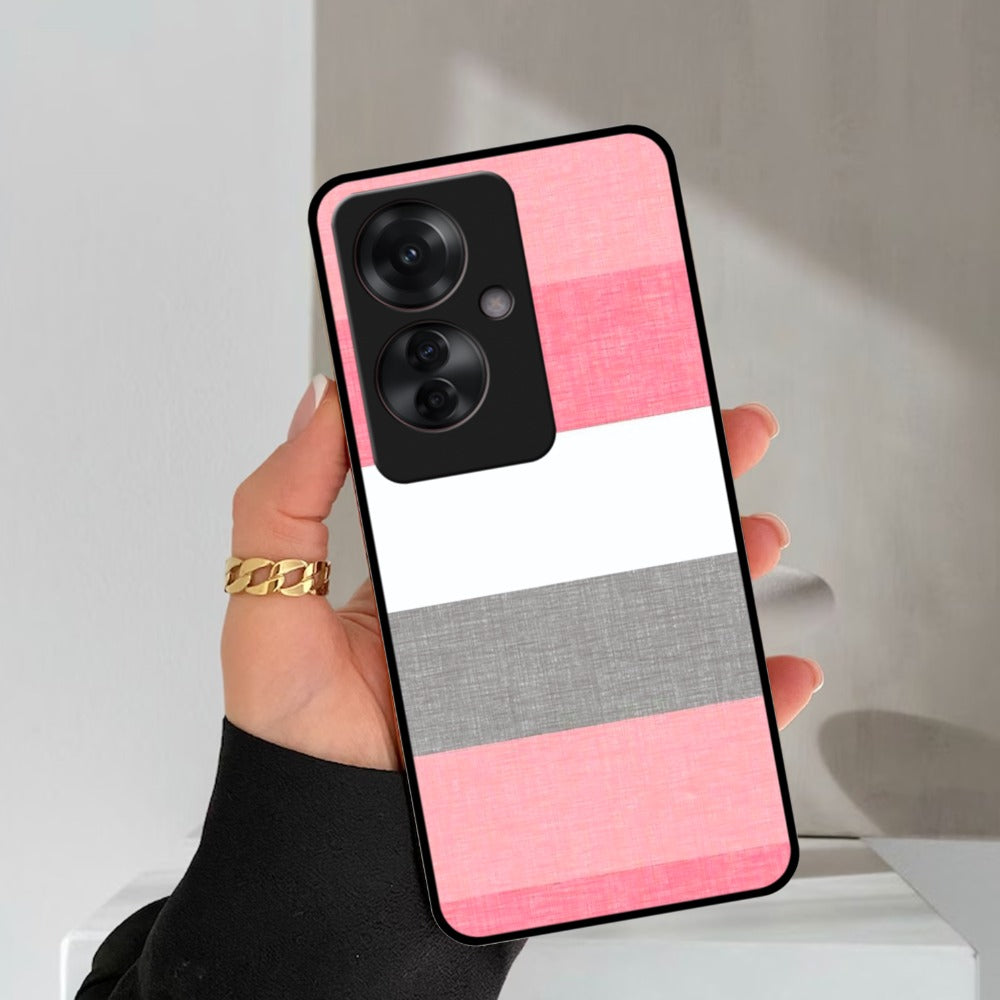 Pink Hues Harmony Glossy Metal Case Cover For Oppo