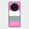 Pink Hues Harmony Glossy Metal Case Cover For Oppo F27 Pro Plus 5G