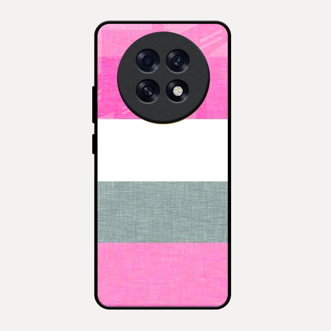 Pink Hues Harmony Glossy Metal Case Cover For Oppo F31 Pro Plus 5G