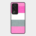 Pink Hues Harmony Glossy Metal Case Cover For Oppo K12X 5G