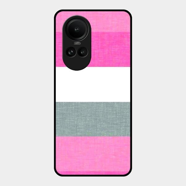 Pink Hues Harmony Glossy Metal Case Cover For Oppo Reno 10 Pro 5G
