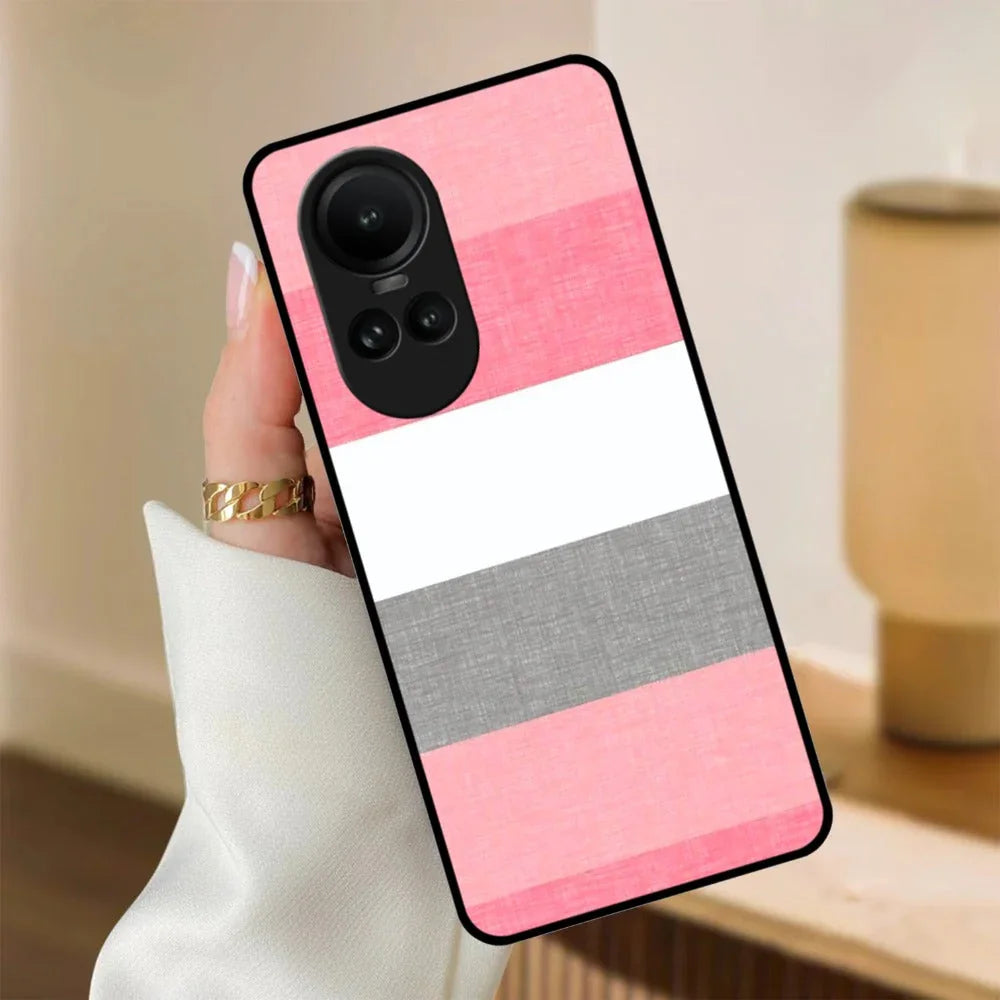 Pink Hues Harmony Glossy Metal Case Cover For Oppo - ShopOnCliQ