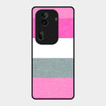 Pink Hues Harmony Glossy Metal Case Cover For Oppo Reno 11 Pro 5G