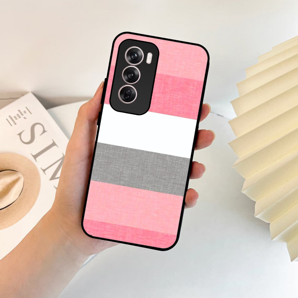 Pink Hues Harmony Glossy Metal Case Cover For Oppo