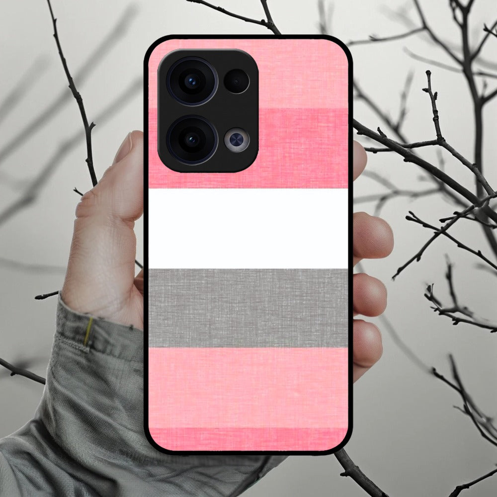 Pink Hues Harmony Glossy Metal Case Cover For Oppo