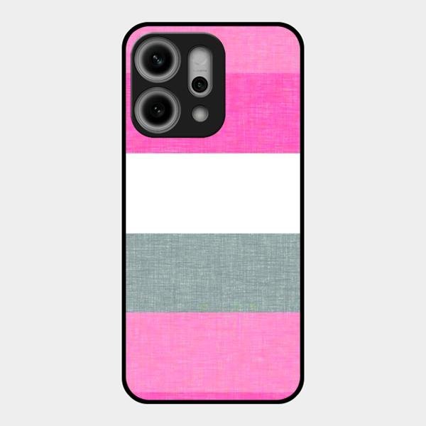 Pink Hues Harmony Glossy Metal Case Cover For Oppo Reno 14 Pro 5G